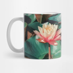 pink lotus Mug